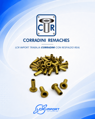 Publicación de CORRADINI creada para LCR Import en Canva
