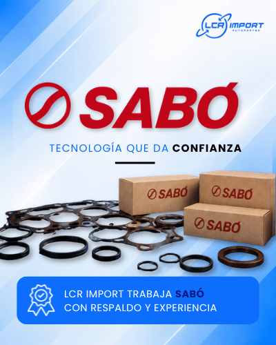 Publicación de SABÓ creada para LCR Import en Canva