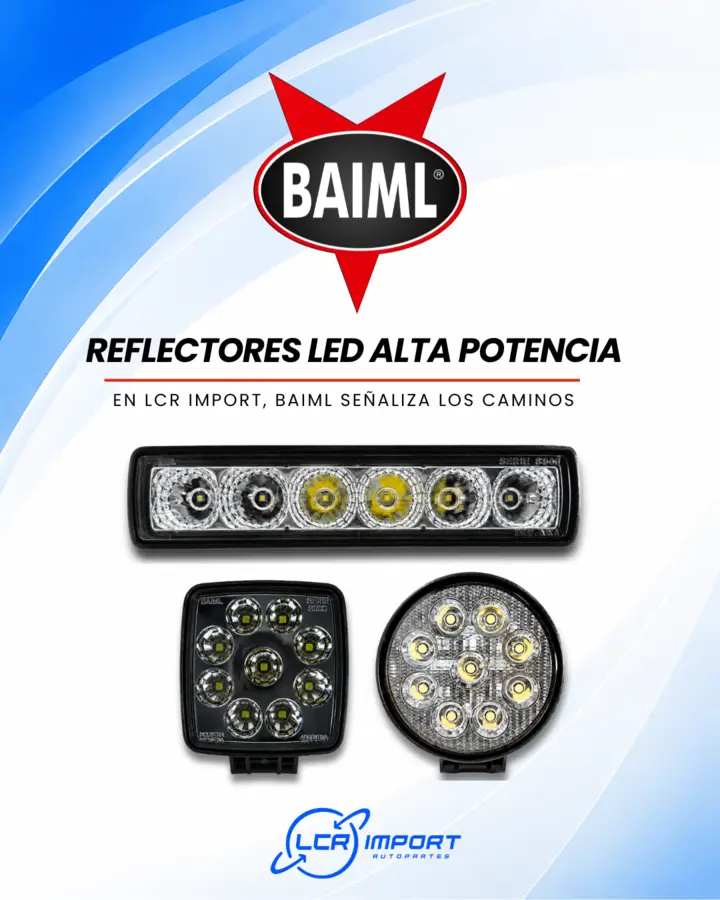 Publicación de BAIML · Reflectores LED para LCR Import