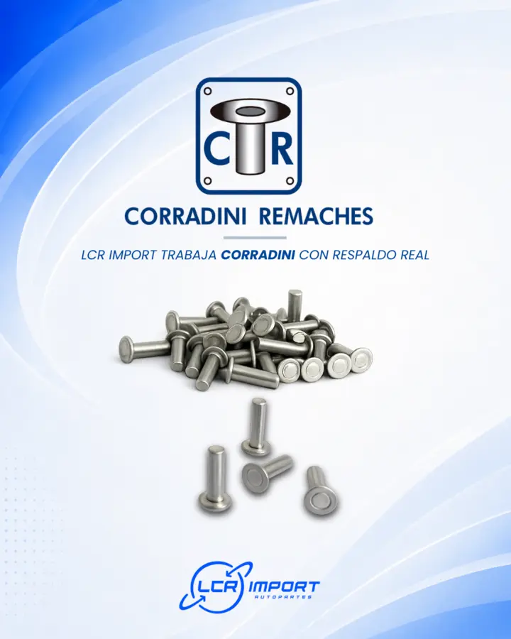 Publicación de Corradini · Remaches para LCR Import