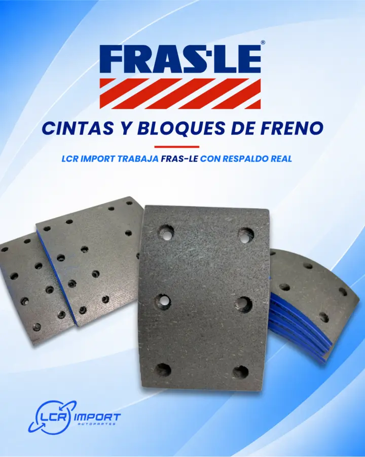 Publicación de FRAS-LE · Cintas y bloques para LCR Import