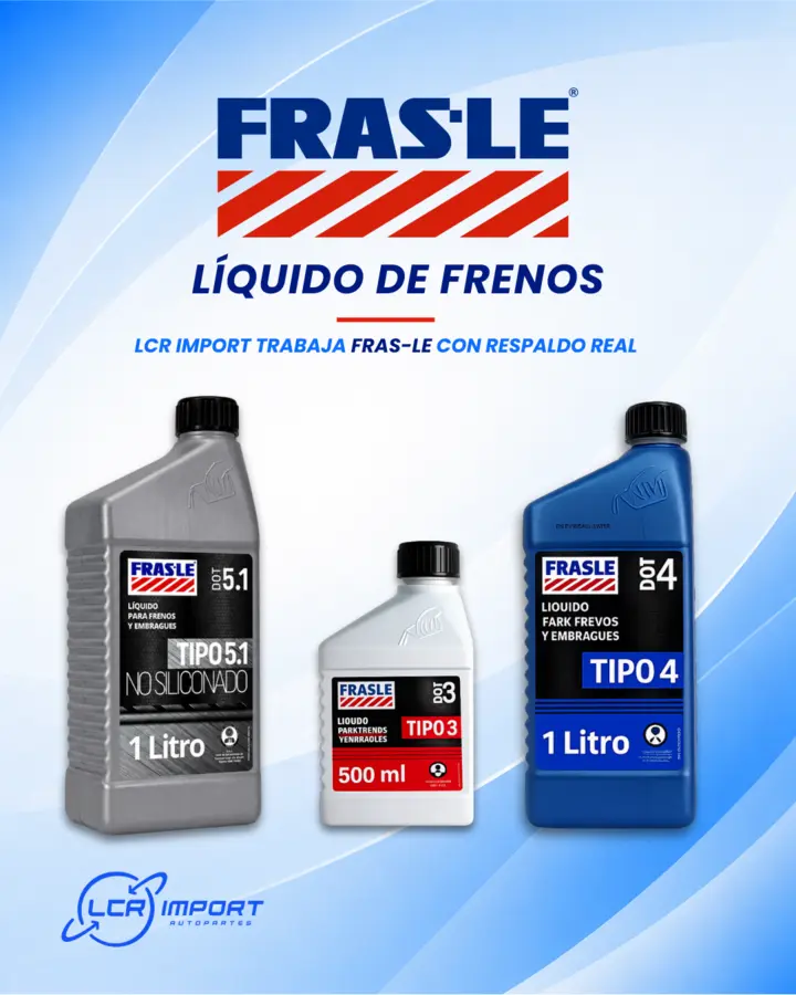 Publicación de FRAS-LE · Líquido de frenos para LCR Import