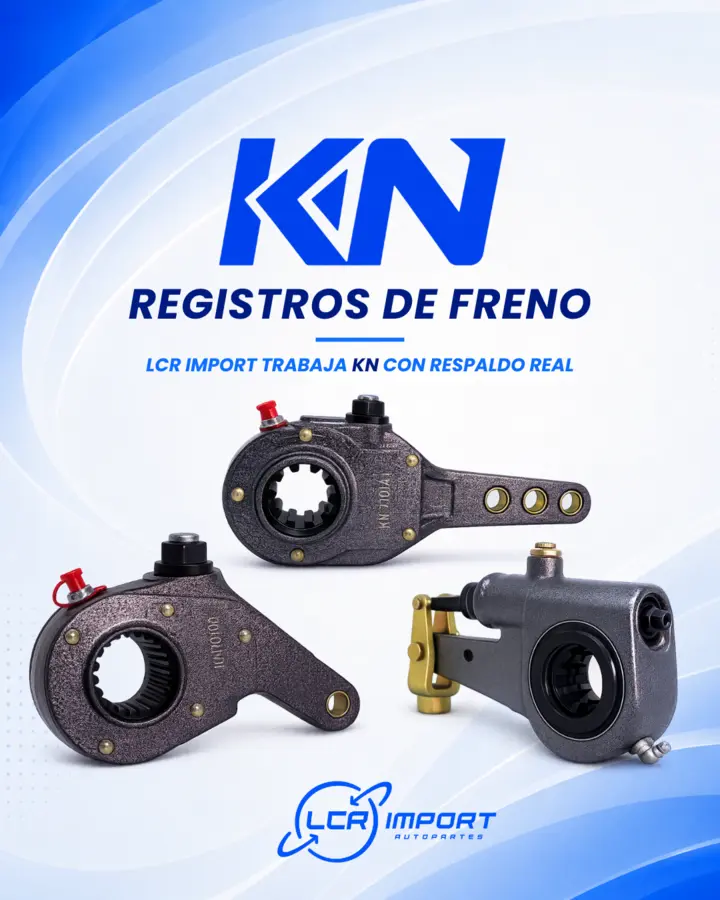 Publicación de KN · Registros de freno para LCR Import