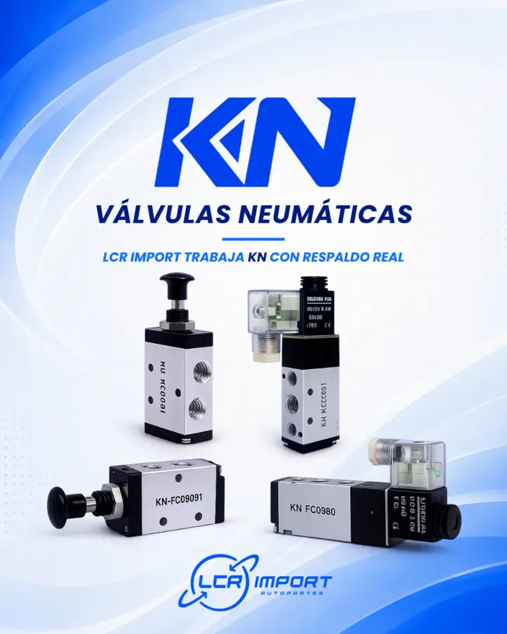 Publicación de KN · Válvulas neumáticas para LCR Import