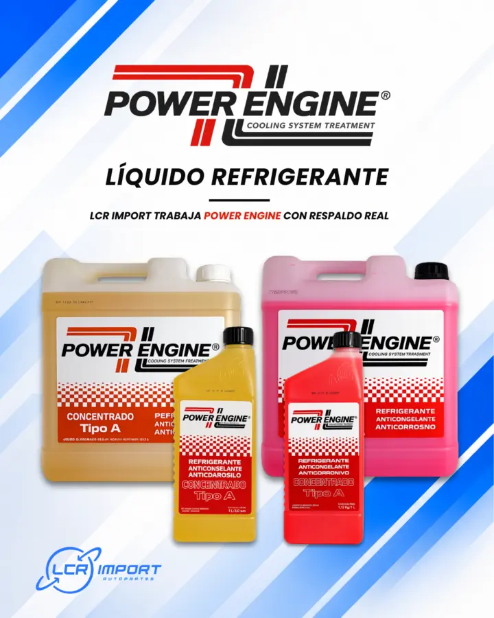Publicación de Power Engine · Refrigerantes para LCR Import